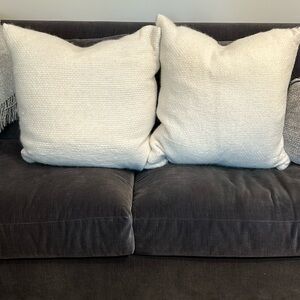 Jenni Kayne set of 2 alpaca pillows Ivory